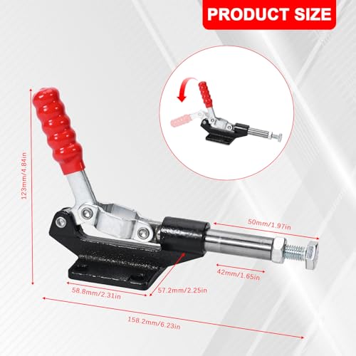 1-Pack, 305E Push Pull Toggle Clamp, 850 lb Holding Capacity - style: 305E,1PK