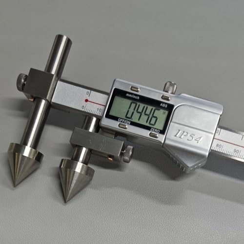 Digital Offset Centerline Caliper Hole Distance Vernier Caliper Cone Probe Hole Center Distance Ruler Measuring Tool Stainless Steel Inch/MM (20-200mm) - size: 20-200mm