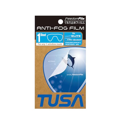 TUSA Anti-Fog Freedom Film for Scuba Diving Masks - size: Single Window