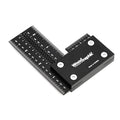 4 Inch Precision Woodworking Square, KOLAS Certified Squareness Tested, Laser Engraved Scales, Aluminum Framing & Machinist Square - size: 4 Inch