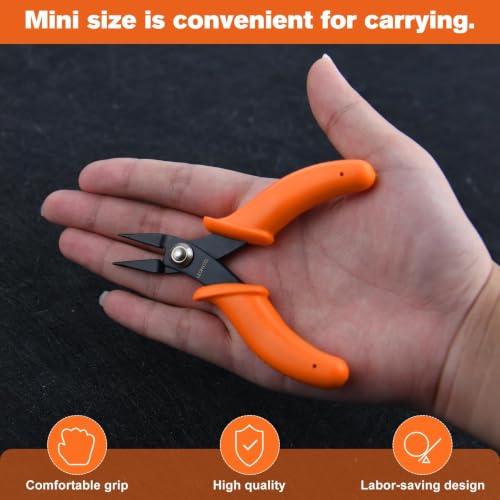 4-Inch Long Nose Pliers Tweezer Nose Specialty Pointed Nose Plier - style: Mini Long Nose Pliers