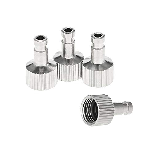 HUBEST Airbrush quick disconnect coupler release fitting 4 Male fitting, 1/8" M-F - size: KIT 2