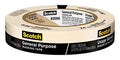 Scotch General Purpose Masking Tape, 0.94 in by 60 yd, 2050, 1 Roll