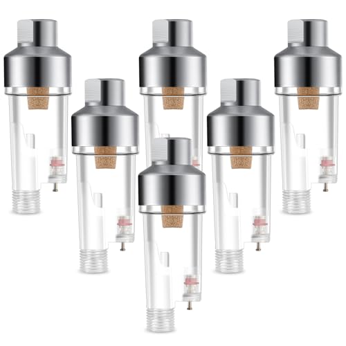 Honoson 6 Pcs 1/8" Bsp Threads Airbrush Water Trap, Oil Water Separator