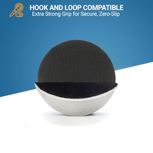 GLASS POLISH PRO Rayon Felt Polishing Pads 4.5” (115mm) - Pack of 5 - style: 4.5" (5 Pads)