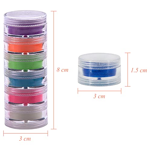 Duufin Pigment Powder for Nails 36 Colors Nail Pigment Powder - color: Vibrant