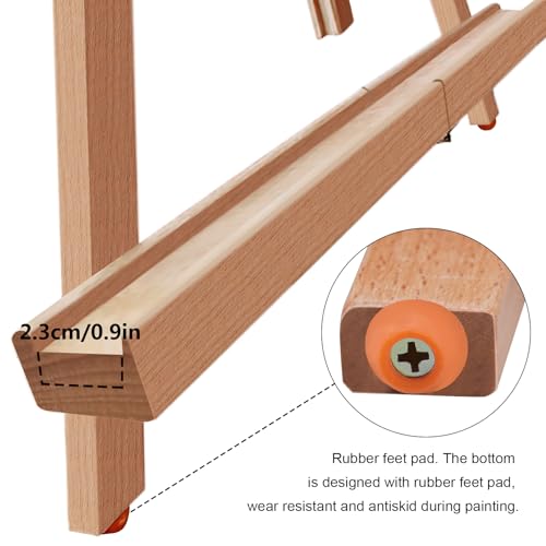 Painting Easel, A-Frame Wooden Tabletop Easel Display Stand (2 Pack) - style: 2 Pack