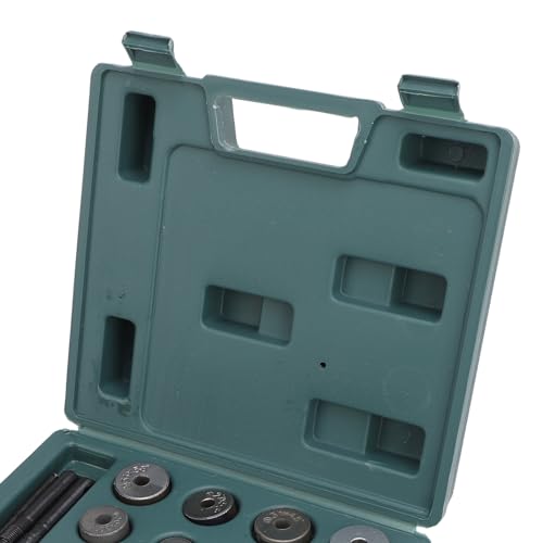 Valve Seat Reamer Tool Kit - Alloy Steel Universal for 20-30mm Valves, Includes 12 Sizes & 4 Heads