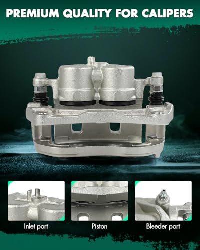 SCITOO Front Right Disc Brake Caliper With Bracket 19B3348 - size: Front Passenger[19B3348]