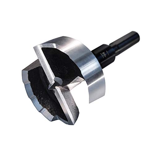 Forstner Drill Bit - Black Shark Forged Steel for Woodworking Size:1/4 inch - size: 1/4 in