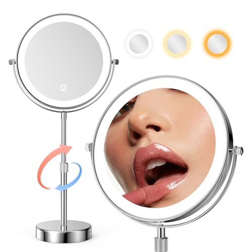 Nicesail Magnifying Lighted Makeup Mirror Height Adjustable