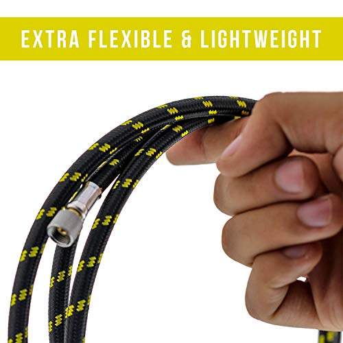 Master Airbrush Premium 25 Foot Nylon Braided Airbrush Hose - size: 25' (1/8" Fittings)