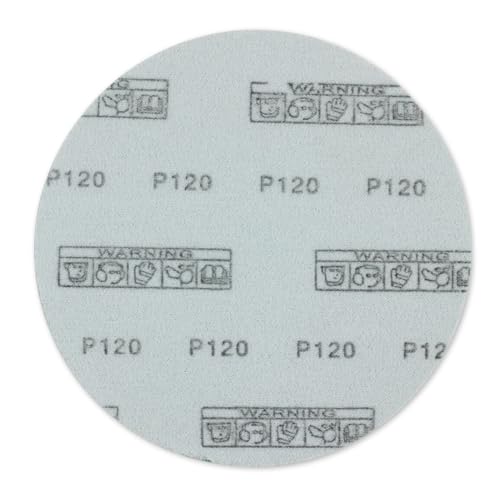 BHA 5 Inch Green Film Sanding Discs, Hook and Loop - 60 Grit - 50 Pack - style: 60 Grit