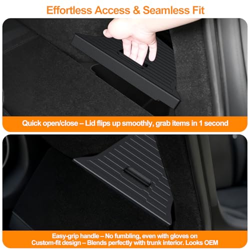 Trunk Storage Bins for 2025 2026 Tesla Model Y Juniper