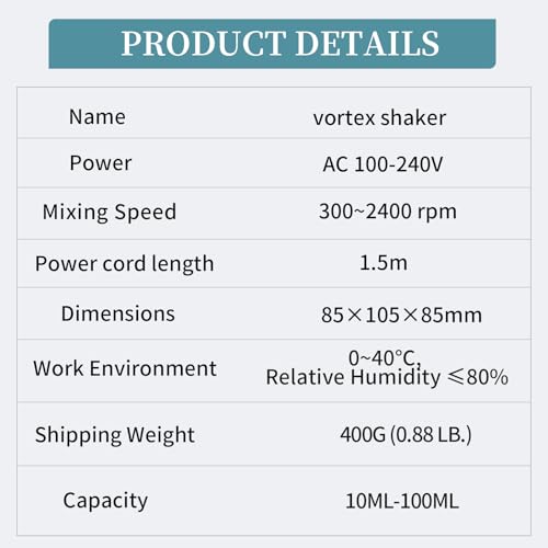 Model Vortex Paint Shaker Mixer,0-2400RPM - color: Black