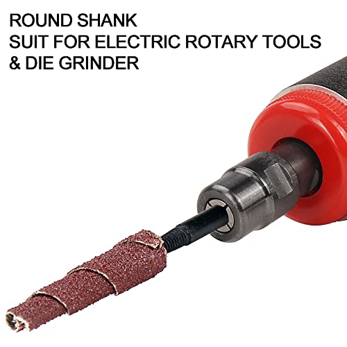 2Pcs 1/4" Sanding Roll Mandrel for Die Grinder & Drill 1/8" Arbor - style: 1/4" Stem Mandrel