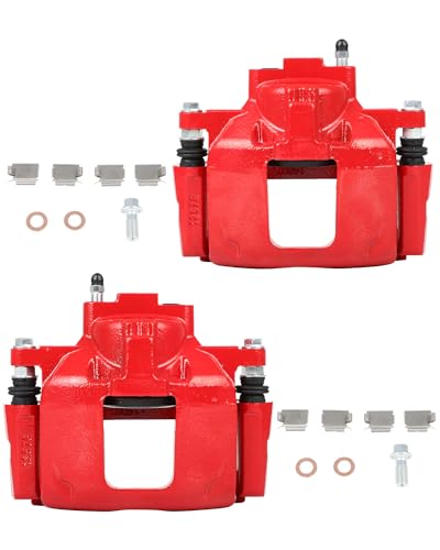 cciyu Front Left & Right Disc Brake Calipers Assembly 18B5044 18B5045 - size: Front[18B5044+18B5045]