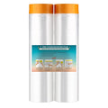 LLPT Pre-Taped Masking Film, 78.7" Unfolded x 66Ft, 0.27 Mil, 2 Pack - size: 78.7 Inch x 66 Ft