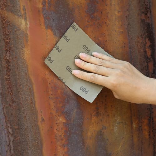 MAXMAN 1/4 Sheet Sandpaper, 4.5" x5.5" 320 Grit Silicone Carbide, for Wood - style: 320 grit