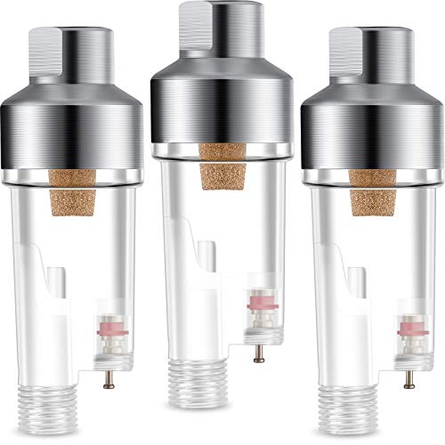 Honoson 3 Pcs 1/8" Bsp Threads Airbrush Water Trap, Oil Water Separator