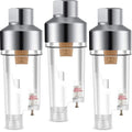 Honoson 3 Pcs 1/8" Bsp Threads Airbrush Water Trap, Oil Water Separator