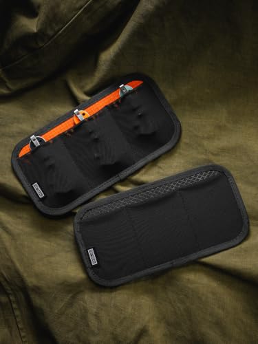 TACTICAL_GEEK TCM13 EDC Organizer Board, Utility Bag Insert Panel with Mesh Pocket, Backpack Accessories for Small Gear(Black) - color: Black