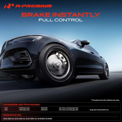 A-Premium Rear Left and Right Side Disc Brake Caliper with Bracket - style: Rear Driver and Passenger