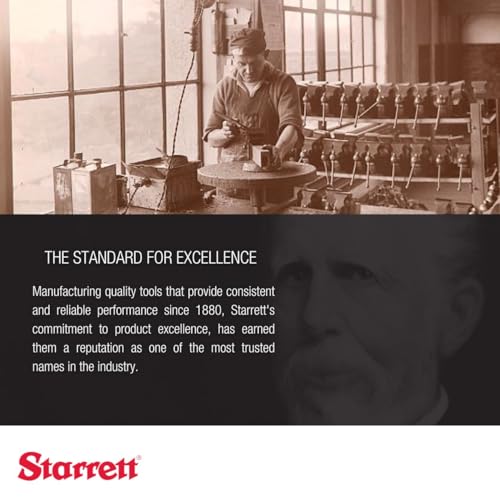 Starrett Electronic Micrometer, 0-1" Range, .00005" Resolution