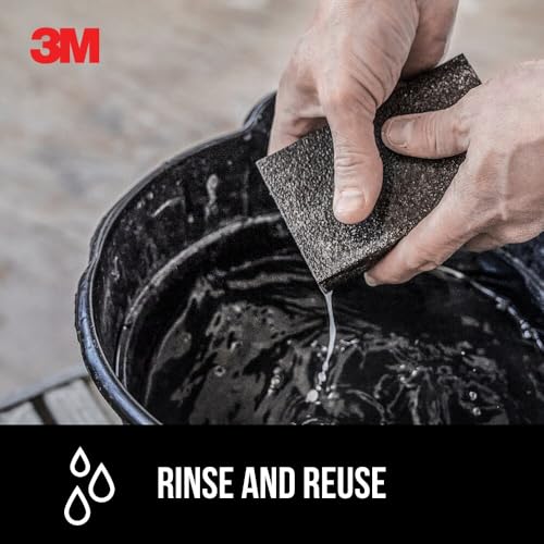 3M Drywall Sanding Sponge, Fine/Medium Grits, 2.63 x 3.75 in - size: 4-7/8 in x 2-7/8 in, style: Fine/Medium