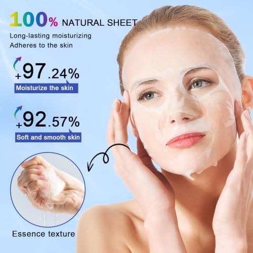 10 Pack Kids Face Mask Sheet,Fruit Face Masks Skin Care Set - color: 10Pcs-Set 04, size: 1 Count (Pack of 10)