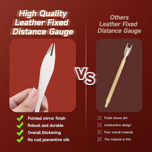 Premium Leather Wing Divider Precision Tool,1pcs Leather Working Tool,Perfect for Leather Craft