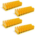 Cenfoge Plier Organizer, Plier Rack, Plier Holder and Cutter Organizer with Non-Slip Rubber Base, PlierOrganizer for Tool Box Drawer, 40 Slots, Tool Storage, Plier Rack (4 PC-Yellow) - size: 4 PC-Yellow