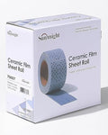 Sunmight Ceramic Film Sandpaper Roll 2.75" x 13.12yd 100G — Hook & Loop Sand Paper Sheets for Auto Body, Car Sanding, Wood, Metal, Longboard Block Tools | Wet Dry Automotive Shop Supplies, Wet Dry Use - size: 100G Grip