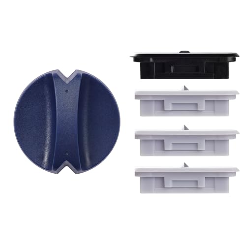 4-Pack Trimmer Replacement Blades for Fiskars Paper Trimmer, Replacement Blade for All Series of Fiskars/Portable&Precision Trimmer,Arts and Crafts,3 Cutting&1 Scoring Blades,a Slider,Blue - style: Blue (4 Blades)