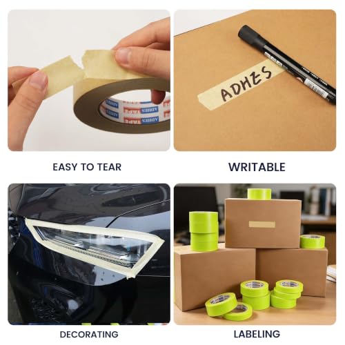 ADHES BrownMasking Tape Painter Tape 24mm x 50m - color: Brown, size: 24mm x 50m