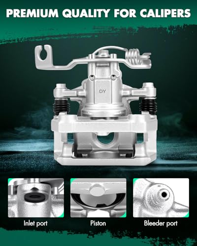 SCITOO Rear Left Disc Brake Caliper With Bracket 18B4946 Silver - size: Rear Driver[18B4946]
