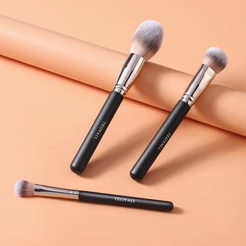 TEOYALL Highlighter Brush, Small Plush Fluflly Under Eye Setting Brush - style: Small Blush