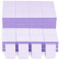 Nail Buffer Block - 100 Pcs Mini Buffers 80/100 Grit 2 Way Purple - color: Purple, size: 100pcs 80/100 Grit
