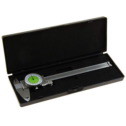 iGaging Dial Caliper 6" Fractional & Decimal Inch Combination Dual Scale