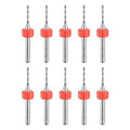 uxcell PCB Drill Bits 1.25mm Tungsten Carbide Rotary Tool Jewelry CNC Engraving Print Circuit Board Micro Drill Bits 1/8 Inch Shank 10 Pcs - color: Orange, size: 1.25mm