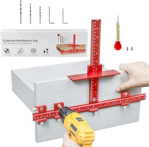 16 Inch Cabinet Hardware Jig for Handles and Pulls,Aluminum Alloy