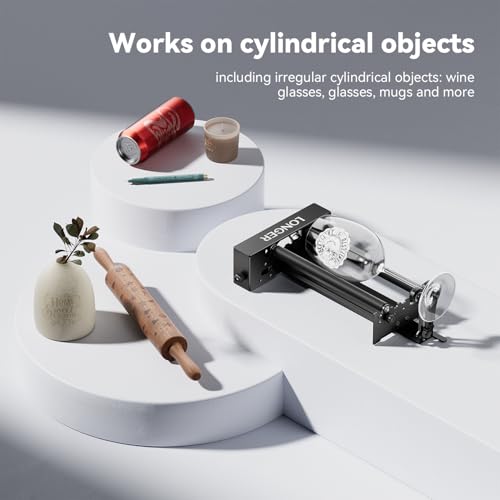Longer Laser engraver's Rotary Roller Lift Stand Allows for Height Adjustment, Making it More Effectively Compatible with The Rotary Rollers of Most Laser engravers. - size: 5*6.3*4.5mm