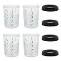 Master Paint System MPS, 4 Pack Set of Large Size 27 Ounce (800ml) - size: 27 Ounce Hard Cup Set