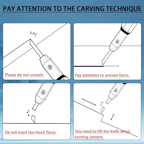 Model Scriber Blades Tungsten Steel 0.20mm & 0.40mm - style: 0.2+0.4mm