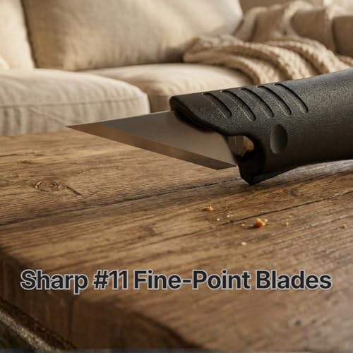 Precision Craft Knife, #11 Blade Storage, 5-Pack Assorted - color: Five Colors