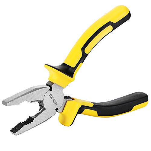 DOWELL Lineman's Pliers - 8 Inch Combination Pliers with Cutter - size: 8" Lineman's Pliers