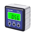 Digital Level Box Angle Gauge Protractor Inclinometer Bevel Box with Data Hold, Magnet Base & LCD Backlight, Calculating for Carpentry, Building, Masonry, Automobile - color: Blue