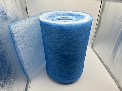 wioboy Paint Booth Exhaust Filter Roll (20.5" x 200ft), Spray Booth Filter, Fiberglass Paint Arrestor for Air Filter System(18 Gram) - size: 20.5" x 200ft
