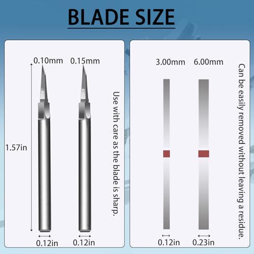 Model Scriber Chisel + Ultra-Sharp Tungsten Steel Blades (0.10mm & 0.15mm)