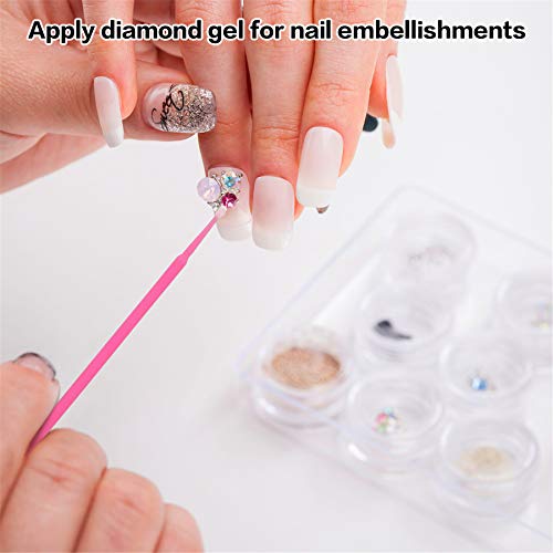tifanso 400PCS 2mm Disposable Micro Cotton Swabs for Lash Extensions, Pink - color: Pink